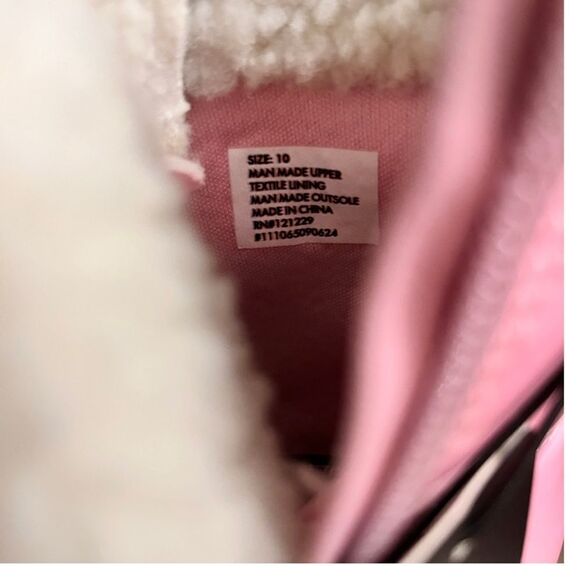 Bebe Girls Pink Combat Boots- 10​ - Picture 6 of 6